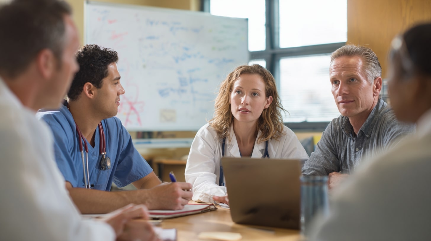 Coopération entre professionnels de santé basée sur la confiance, la communication régulière et les relations humaines